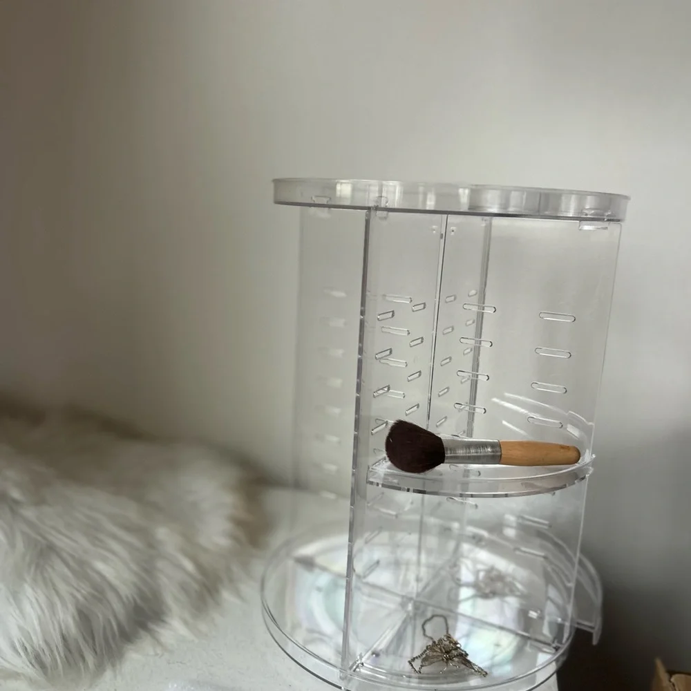Clear Rotating Makeup Organizer new large